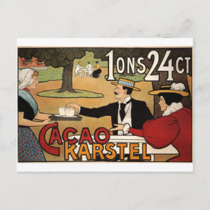 Karstel Cocoa 1897 By Johann Georg van Caspel Postcard