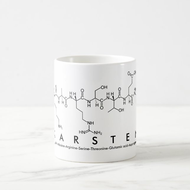 Karsten peptide name mug (Center)