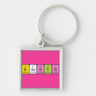 Karsyn periodic table name keyring