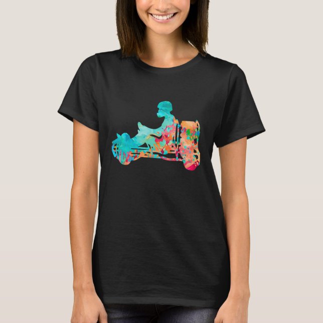 Kart Driver - PopArt Style T-Shirt (Front)