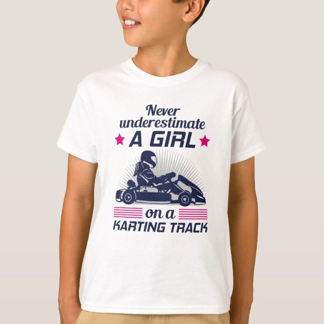 Kart Go-kart Karting Kart Racing Women Girls Gift T-Shirt (Front)