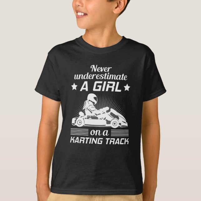 Kart Go-kart Karting Kart Racing Women Girls Gift T-Shirt (Front)