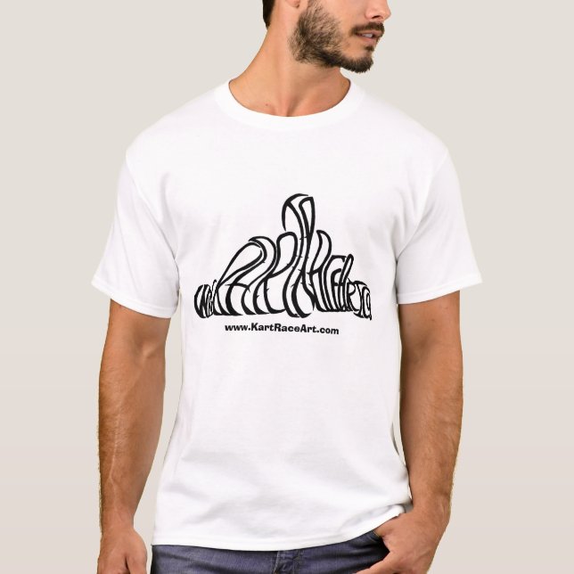 Kart Race Art T-shirt (Front)