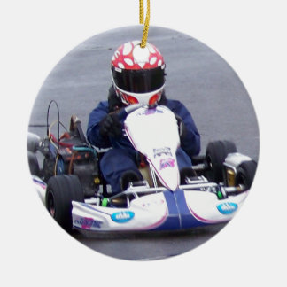 Kart Racer Ceramic Tree Decoration