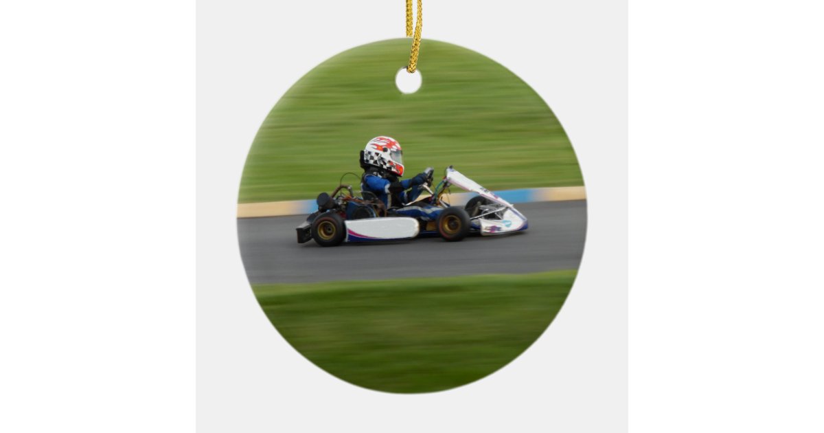 Go Kart Christmas Ornament 