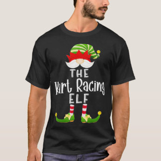 Kart Racing Elf Group Christmas Funny Pajama Party T-Shirt
