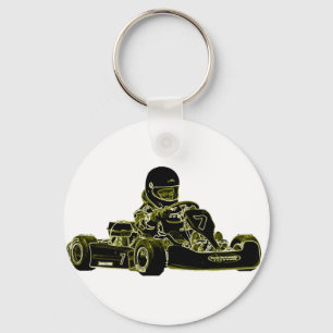 Kart Racing Key Ring