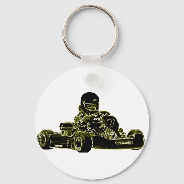 Kart Racing Key Ring (Front)