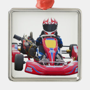 Kart Racing Metal Tree Decoration