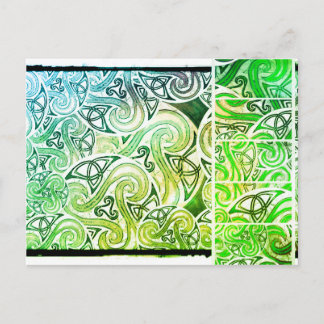 Karte celtic Triskele Postcard