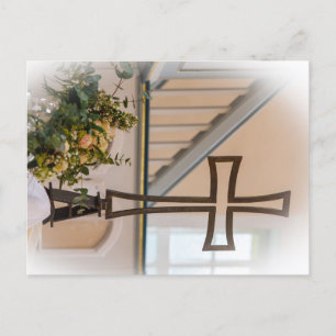 Karte mit Kreuz Postcard