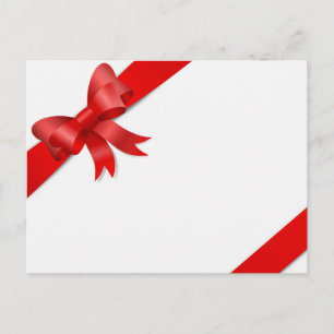 Karte Schleife Postcard