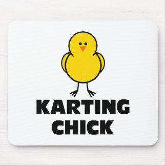 Karting Chick Mouse Mat
