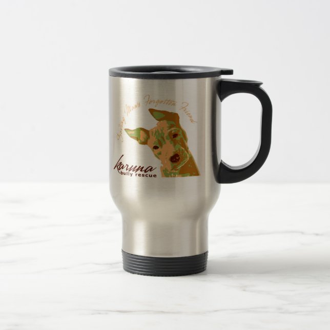 karuna bully rescue stainless travel mug (Right)