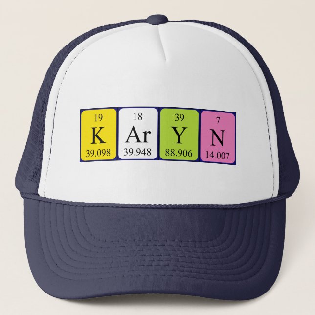 Karyn periodic table name hat (Front)