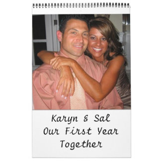 Karyn & Sal Our First Year Together Calendar