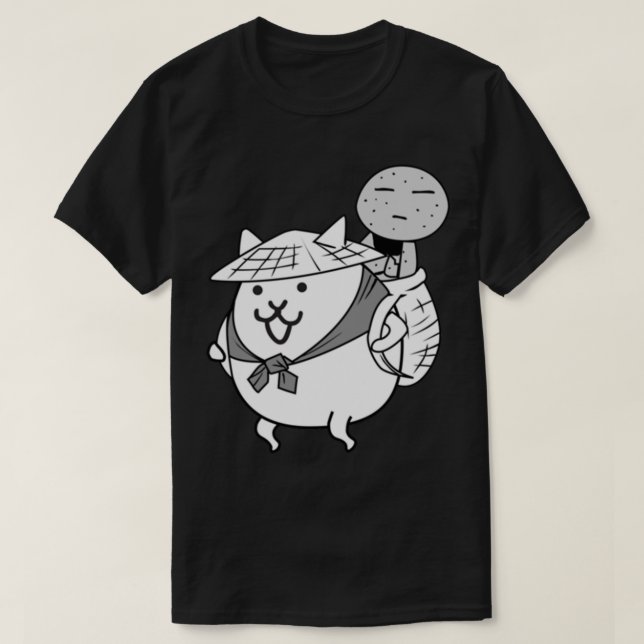 Kasa Jizo Uber Rare Cat battle cats   T-Shirt (Design Front)