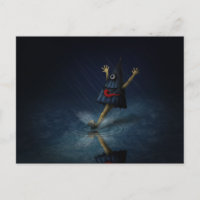 Kasa Obake Japanese Umbrella Ghost Rainy Day