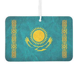" Kasachstan: 1992/heute - Flaggen Design Car Air Freshener