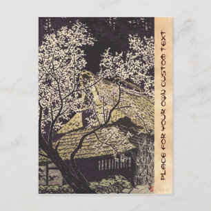 Kasamatsu Plum Trees At Yoshino japanese art Postcard