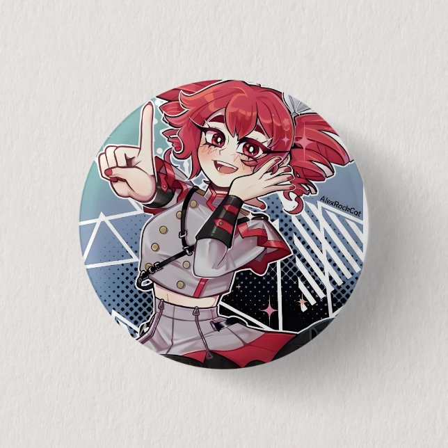 Kasane Teto 3 Cm Round Badge (Front)