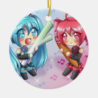 Kasane teto x miku ceramic tree decoration