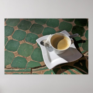 Kasbah Hotel and Restaurant, coffee and green Poster