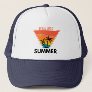 Kascit Summer Cap – Ocean Vibes Beach Hat