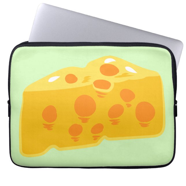 Käse cheese laptop sleeve (Front)
