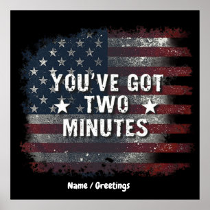 Kash Patel "You've Got Two Minutes" Interview Quot Poster