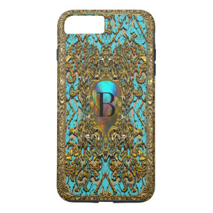 Kashafaye Elegant Victorian Monogram iPhone 8 Plus/7 Plus Case