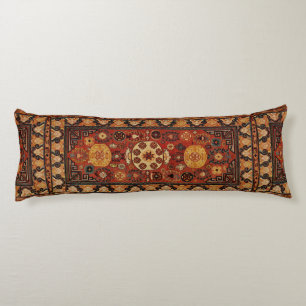 Kashi  carpet design in oranges body cushion