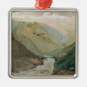 Kashmir, c.1860 metal tree decoration