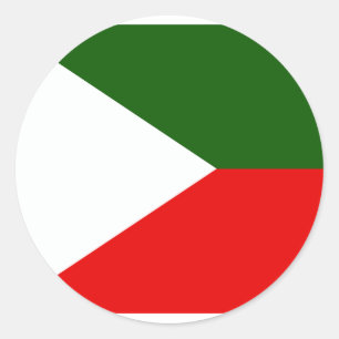 Kashmir Independant, India flag Classic Round Sticker