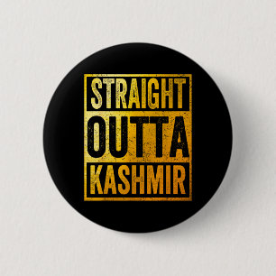 Kashmir Shirt Pakistan 6 Cm Round Badge