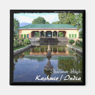 Kashmir, Srinagar - Shalimar Gardens (Magnet) Magnet