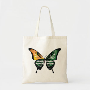 Kashmir Swallowtail Butterfly Flag Sticker Tote Bag