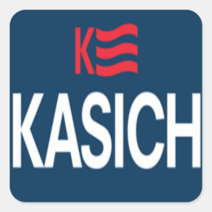 Kasich Logo Square Sticker