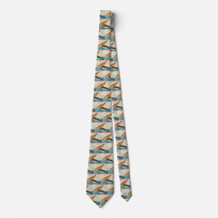 Kasogo & Himedai - Hiroshige's Japanese Fish Tie