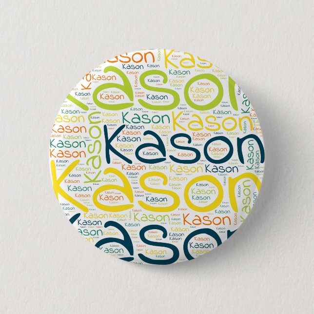 Kason 6 Cm Round Badge (Front)