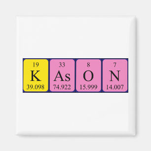 Kason periodic table name magnet