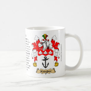 Kasper, the Origin, the Meaning and the Crest Coffee Mug