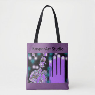 KasperKlothes All-Over-Print Tote Bag, Medium Bag