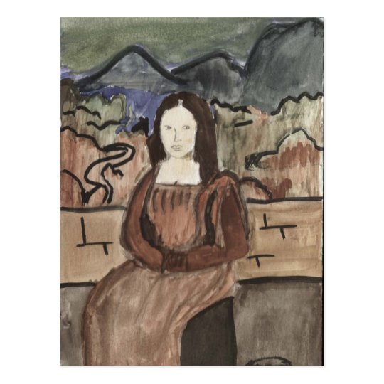 Kassandra's Mona Lisa Postcard