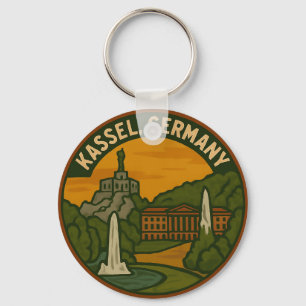 Kassel Germany Hercules Art Key Ring