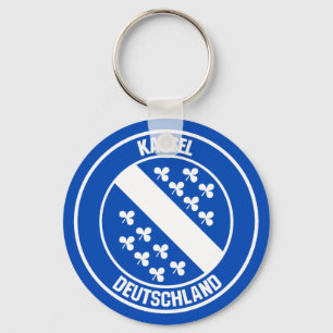 Kassel Round Emblem Key Ring
