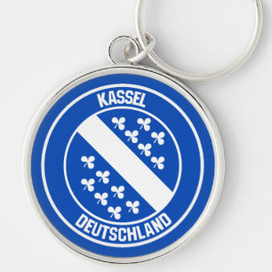 Kassel Round Emblem Key Ring