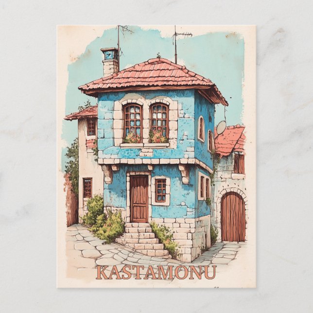 Kastamonu Turkiye Travel Postcard (Front)
