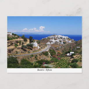 Kastro- Sifnos Postcard