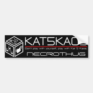 Kat 5 Kaos Bumper Sticker